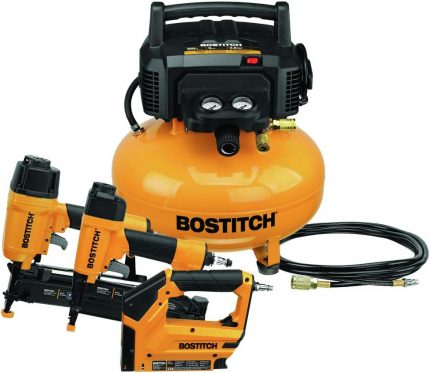 BOSTITCH 3-Tool Air Compressor Combo Set